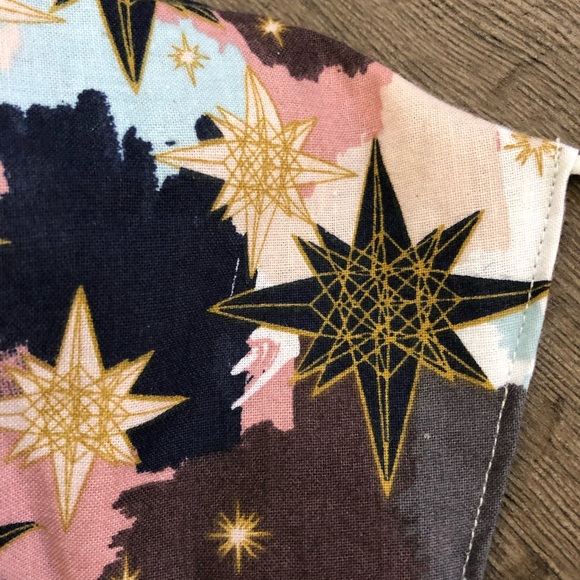 1 Star Moon handmade Floral Face Mask Cotton - Picture 4 of 7